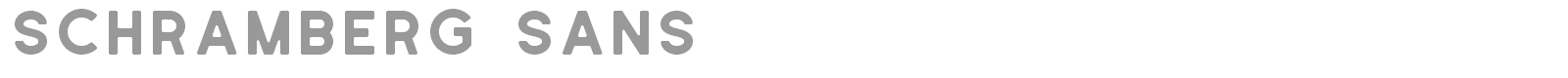 Schramberg Sans font preview